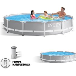 Basen stelażowy Prism Frame 366x76cm Intex