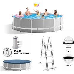 Basen stelażowy Prism Frame 457x122cm Intex
