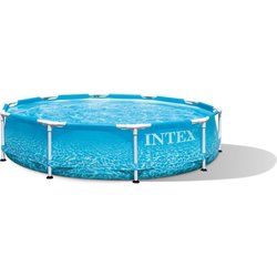 Basen stelażowy Beachside Metal Frame z pompą 12V 305x76cm Intex