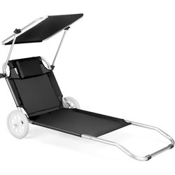 Leżak ogrodowy z daszkiem Sun Outtec WYPRZEDAŻ