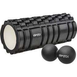 Zestaw do masażu: piłka + roller, wałek Gymtek