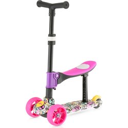 Hulajnoga trójkołowa składana, jeździk 2w1 LED Stars WYPRZEDAŻ