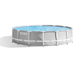 Basen stelażowy Prism 427x107cm z pompą 12V Intex