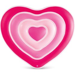 Materac dmuchany Serce 155x135x25cm Intex