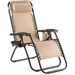 Leżak ogrodowy/plażowy składany Zero Gravity Luverno