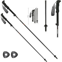 Kije trekkingowe Ibex Carbon XTL Gabel