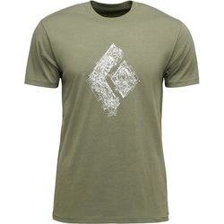 Koszulka męska Engineered Diamond SS Black Diamond