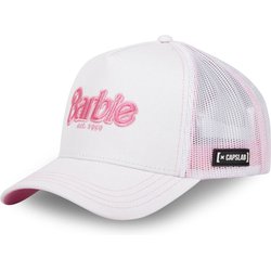 Czapka z daszkiem casquette femme trucker x Barbie Capslab