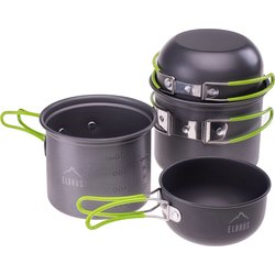 Zestaw naczyń turystycznych Hike Pro Cook Set 4szt Elbrus