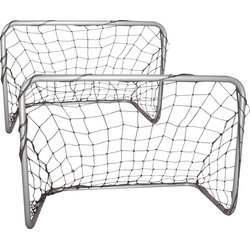 Bramki do piłki nożnej z siatką 2szt. 78x56x45cm Enero