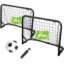 Bramka do piłki nożnej z siatką 2szt. 60x45x24cm Enero
