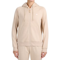 Rozpinana bluza z kapturem damska 4FWAW26TSWSF2673 4F