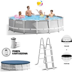 Basen stelażowy Prism Frame 427x107cm Intex