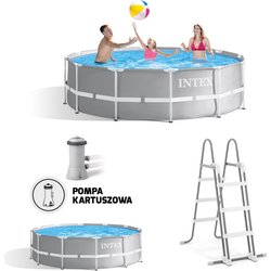 Basen stelażowy Prism Frame 366x99cm Intex