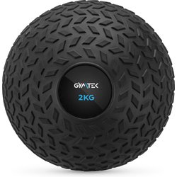 Piłka lekarska SlamBall Tire Black 2kg Gymtek