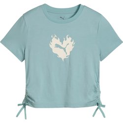 Koszulka juniorska Flaming Love Puma