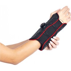Stabilizator nadgarstka z systemem szybkiego zapięcia MSR X30 prawa MSupport Red