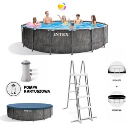 Basen stelażowy Greywood 457x122cm Intex