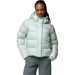 Kurtka puchowa z szelkami damska Amaze Puff Hooded Jacket Columbia