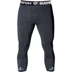 Legginsy kompresyjne unisex 3/4 abrasion resistant tights knee padding Game Patch