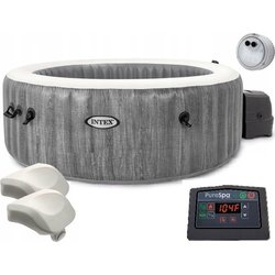 Basen jacuzzi 196x71x145cm PureSpa Octagon Bubble Therapy Deluxe Intex