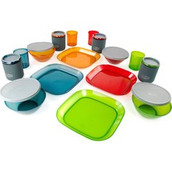 Zestaw naczyń turystycznych Infinity 4 person Deluxe Tableset GSI Outdoors
