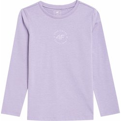 Longsleeve dziewczęcy 4FJSS23TLONF056 4F