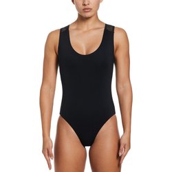 【Nike】 Women's Racer Back One Piece Swimsuit 3色 Nike Women's HydraStrong Solid Poly Racer Back One Piece