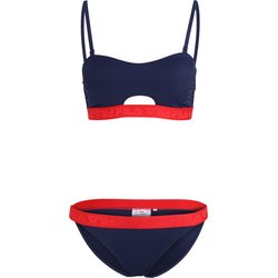 Strój kąpielowy damski Sanming Bandeau Bikini Fila - navy / red