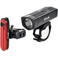 Zestaw lamp rowerowych Aero Plus Set 400lm USB Prox