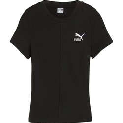 Koszulka damska Classics Ribbed Slim Tee Puma
