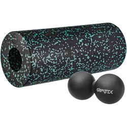 Zestaw do masażu: piłka + roller, wałek Gymtek