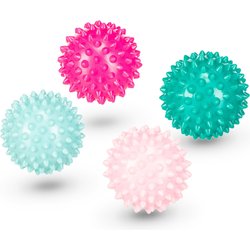 Piłeczki sensoryczne, jeżyki do masażu 65mm 4 szt. Gymtek