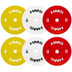 Talerze olimpijskie techniczne TPP 18kg HMS