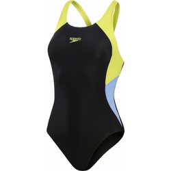 Strój kąpielowy damski Colourblock Muscleback Speedo