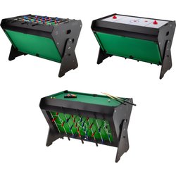 Stół do gry 3w1 Piłkarzyki, Bilard, Cymbergaj Outtec