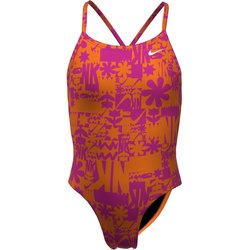 Strój kąpielowy dziewczęcy Lace Up Back One Piece Nike Swim