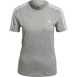 Koszulka damska Loungewear Essentials Slim 3-Stripes Tee Adidas