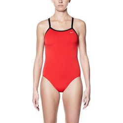 Strój kąpielowy damski Poly Solid Racerback One Piece Nike Swim