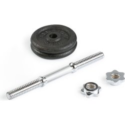 Hantla żeliwna Black 2x2,5kg 28mm Allright