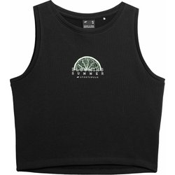 Bezrękawnik, crop-top damski 4FSS23TTSHF570 4F