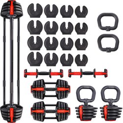 Zestaw regulowanych obciążeń SGR18 Pro 3w1 41kg HMS