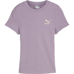 Koszulka damska Classics Ribbed Slim Tee Puma