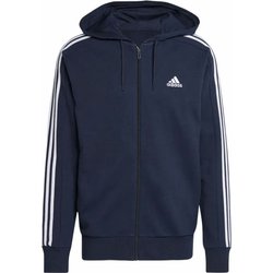Bluza męska Essentials French Terry 3-Stripes Full-Zip Hoodie Adidas