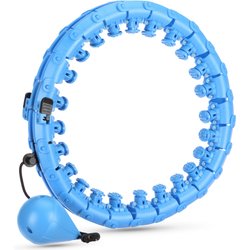 Hula hop odchudzające regulowane z obciążnikiem Queenfit