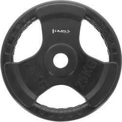 Talerz olimpijski ogumowany TOK25 25kg HMS