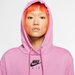 Bluza damska z kapturem Air Fleece Nike - róż