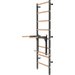 Drabinka gimnastyczna 210x80 cm z drążkiem do ćwiczeń EH-DG06 + DA32 Endorfit - czarna