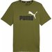 Koszulka męska Essentials+ 2 Colour Logo Tee Puma - Olive Green