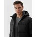 Kurtka puchowa męska TDJAM513 4F - głęboka czerń